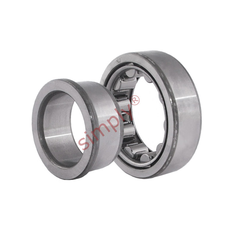 NJ2209-E-TVP2 + HJ2209-E X-life Cylindrical Roller Bearing with Cage and L-section Ring 45x85x23mm