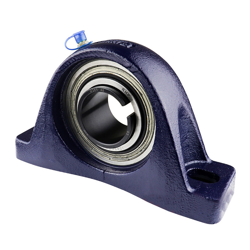 RHP NP1035-30K Two Bolt Cast Iron Pillow Block and 30mm Bore Taper Insert with Sleeve and Lock Nut