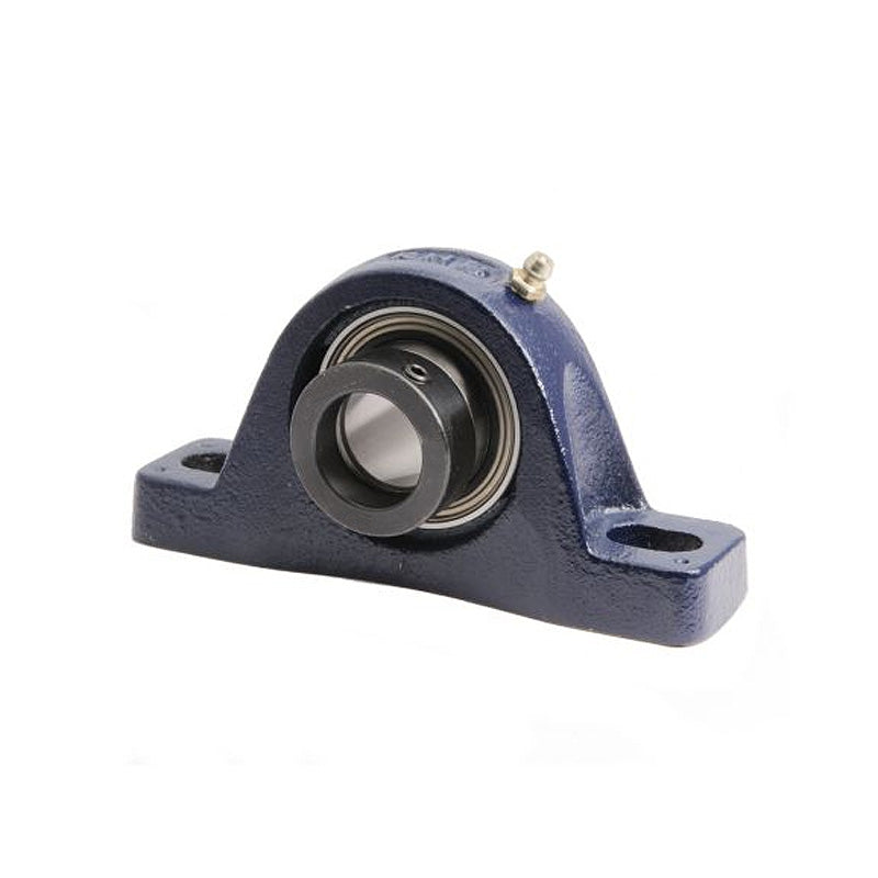 RHP NP1-1/4EC Two Bolt Cast Iron Pillow Block and 1-1/4 Bore Eccentric Collar Flat Back Insert