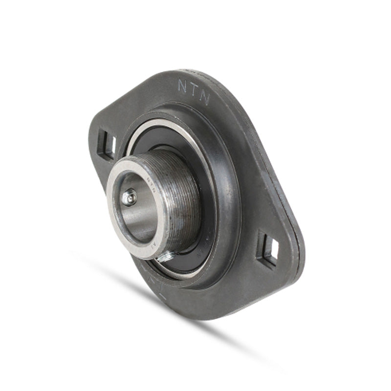 NTN M-ASPFL206 Oval 2 Bolt Pressed Steel Bearing Housing with 30mm Insert - Allow 2-3 Days