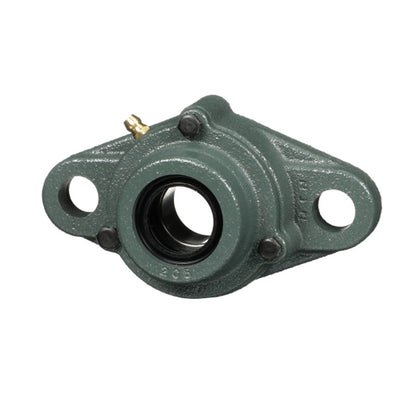 NTN C-UKFL324D1/H2324X Metric Two Bolt Cast Iron Oval Housing with Cast Iron Cover - Open Version - Insert and Adaptor Sleeve Fits 110mm Shaft - Allow 2-3 Days