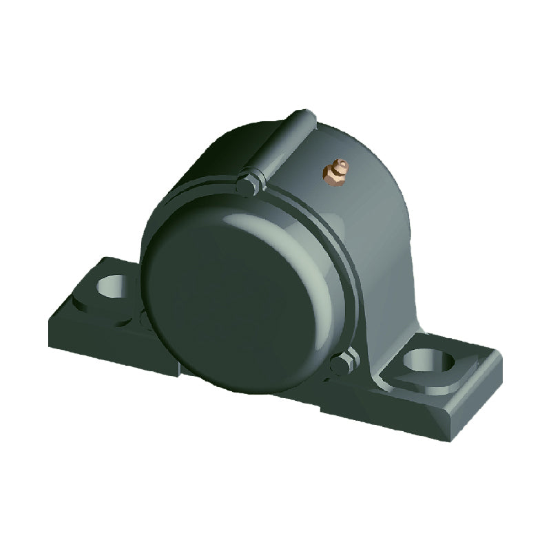NTN CM-UCPX20-400D1 Imperial Cast Iron Two Bolt Pillow / Plummer Block Housing with 4 inch Bore Insert with Cast Iron Cover - Closed Version - Allow 2-3 Days