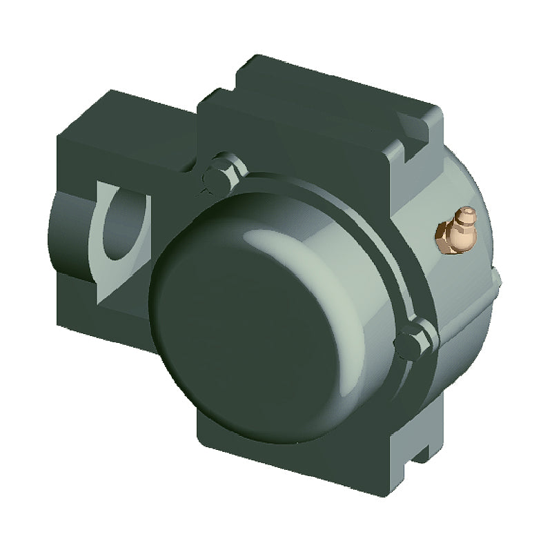 NTN CM-UCTX16D1 Metric Cast Iron Take Up Unit with 80mm Bore Bearing Unit with Cast Iron Cover - Closed Version - Allow 2-3 Days