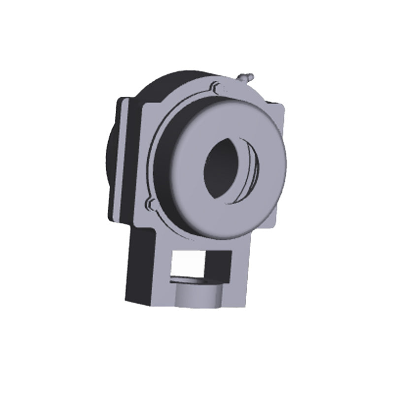 NTN S-UCT205-100D1 Imperial Cast Iron Take Up Unit with 1 inch Bore Bearing Unit with Steel Plate Cover - Open Version - Allow 2-3 Days