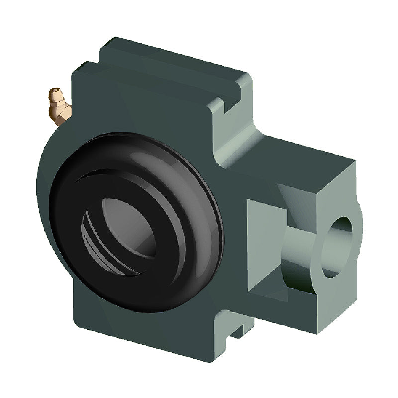 NTN M-SM-UCT208-108D1 Imperial Cast Iron Take Up Unit with 1-1/2 inch Bore Bearing Unit with Steel Plate Cover - Closed Version - Allow 2-3 Days