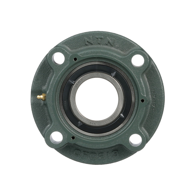 NTN UCFCX12D1 Metric Four Bolt Cast Iron Round Flanged Housing with 60mm Insert - Allow 2-3 Days