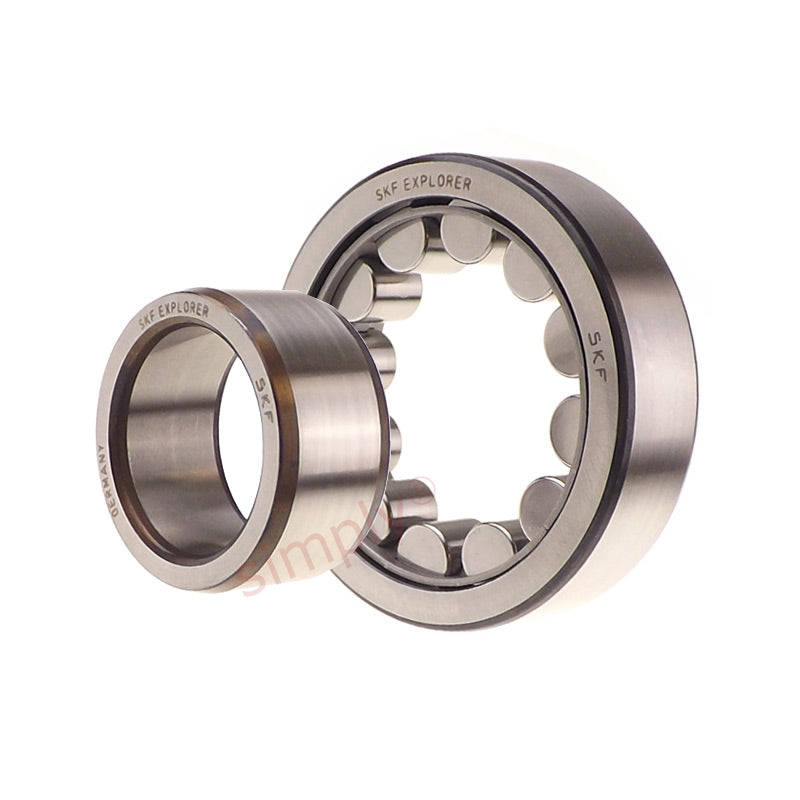 SKF NU309ECJ/C3 Steel Cage Single Row Cylindrical Roller Bearing 45x100x25mm