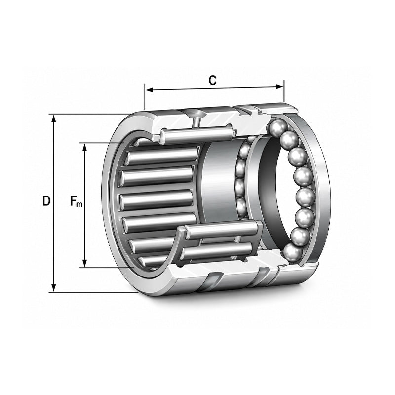INA NX25-Z-XL Needle Roller/Axial Ball Bearing 25x37x30mm - Allow 1-2 Days - Contact Us For Faster Delivery