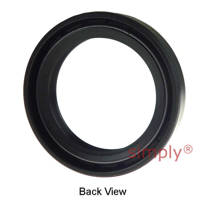 22x36x10DC4 Metric Fork and Damper Nitrile Rubber Oil Seal with 2 Opposite Facing Individually Sprung Sealing Lips and Raised Outer Sealing Band on Outside Diameter