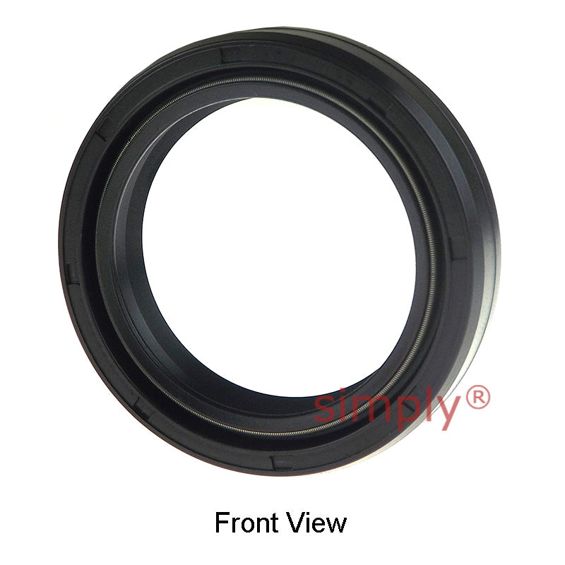 43x55x9.5/10.5DC4SS Metric Fork and Damper Nitrile Rubber Oil Seal with 2 Opposite Facing Individually Sprung Sealing Lips and Raised Outer Sealing Band on Outside Diameter