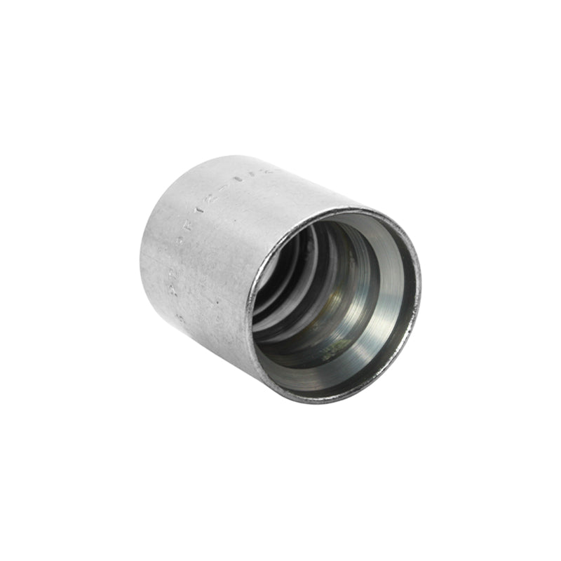 FLEXEQUIP/VOSS PF12 R2A/4SP Zinc Nickel Plated Ferrule Fitting with Skive for Hoses 1 inch SAE - Allow 2-3 Days