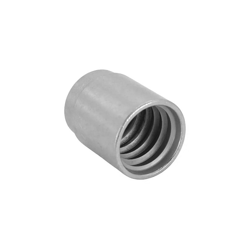 FLEXEQUIP/VOSS PF15 1SC/2SN Zinc Nickel Plated Swage Ferrule Fitting No Skive for Compact Hoses 3/8 inch SAE - Allow 2-3 Days