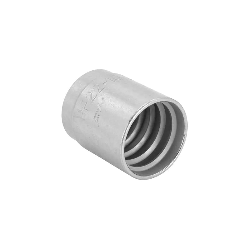 FLEXEQUIP/VOSS PF22 R1AT/R2AT Ferrule Fitting No Skive for Hoses 1-1/4 inch SAE - Allow 2-3 Days