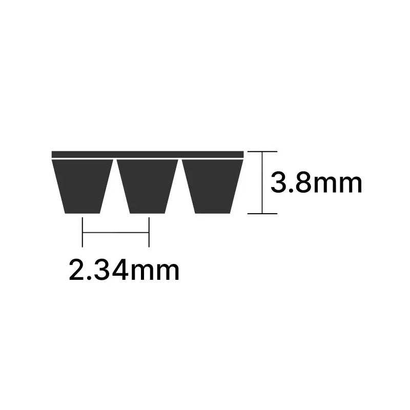 1663PJ/655J Pix Poly V Multiple Ribbed Belt 1663mm/65.5 inch Length with 25 Ribs Allow 2-3 Days