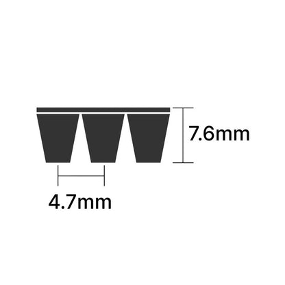 2997PL/1180L Pix Poly V Multiple Ribbed Belt 2997mm/118 inch Length with 10 Ribs Allow 2-3 Days