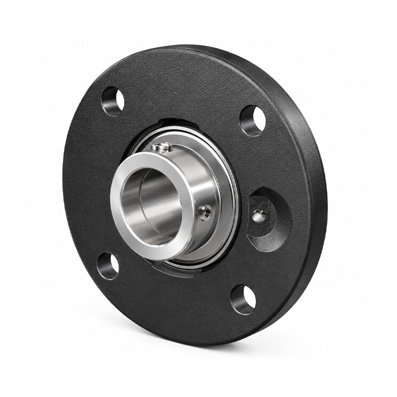 INA PME40XLN Four Bolt Cast Iron Round Housing with Eccentric Collar Insert 40mm Bore