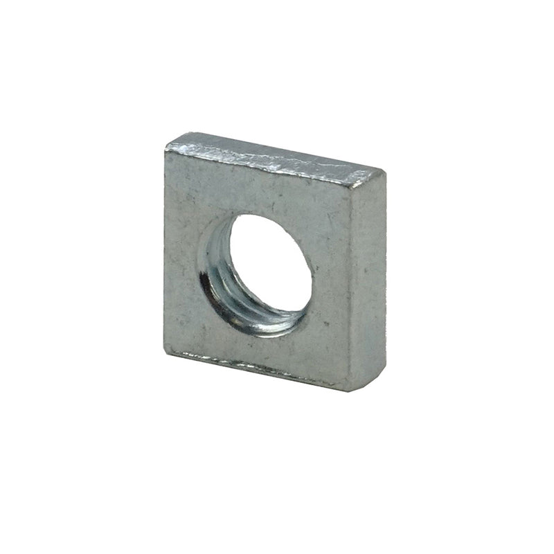 Unifix M4x7 - Grade 8 Steel Square Pressed Nut DIN 562 with 0.7mm Pitch and Bright Zinc Plated Finish - Allow 2-3 Days