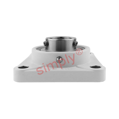 RHP PSF30CR Thermo Plastic Four Bolt Square Flange Housing with 30mm Bore Stainless Insert - Allow 2-3 Days
