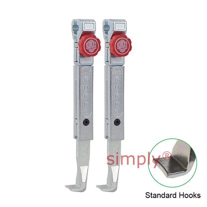 KUKKO Series 1-192-P Quick Adjusting Standard Pulling Jaws (Pair) 200mm Allow 2-3 Days