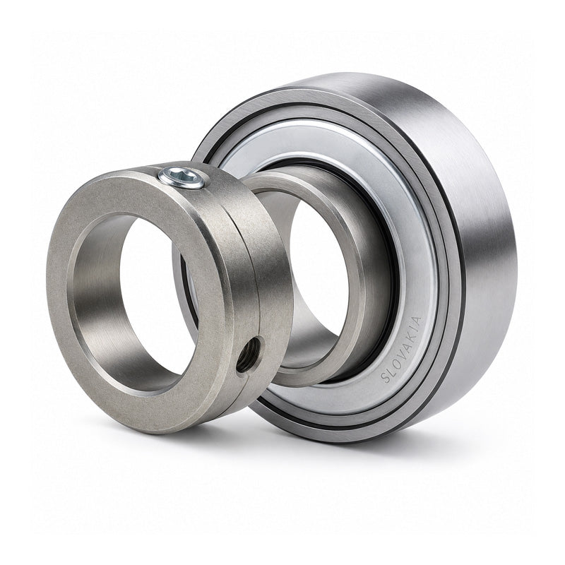 INA RA108NPPB Imperial Spherical Outer Bearing Insert with P Seals and Eccentric Collar 38.1x80x43.8mm