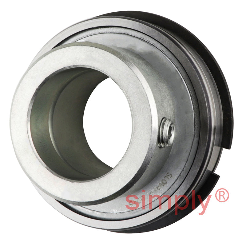 INA RAE40XLNPPNR Metric Parallel Outer Bearing Insert with P Seals and Slots in Outer Ring 40x80x43.8mm