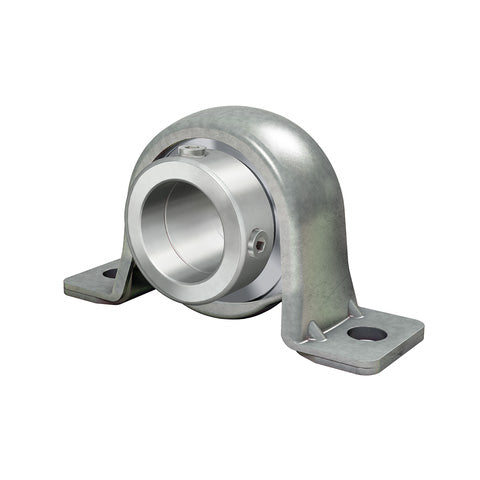 INA RPB17XL Sheet Steel Plummer Block Housing with Eccentric Collar Insert and Rubber Interliner 17mm Bore