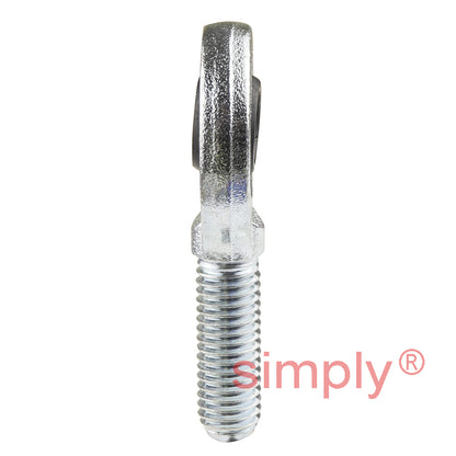 SKF SA10E Right Hand Steel / Steel Plain Male Rod End M10 Thread