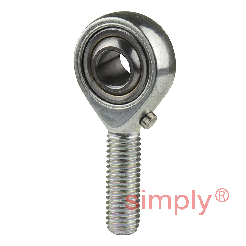 SKF SAKAC10M Right Hand Steel / Bronze Lined Plain Male Rod End M10 Thread