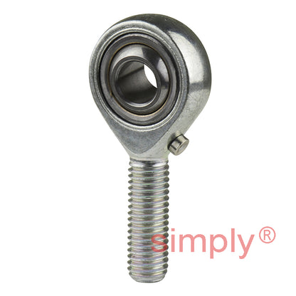 SKF SAKAC10M Right Hand Steel / Bronze Lined Plain Male Rod End M10 Thread