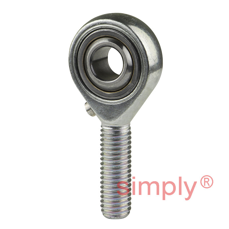 SKF SAKAC10M Right Hand Steel / Bronze Lined Plain Male Rod End M10 Thread