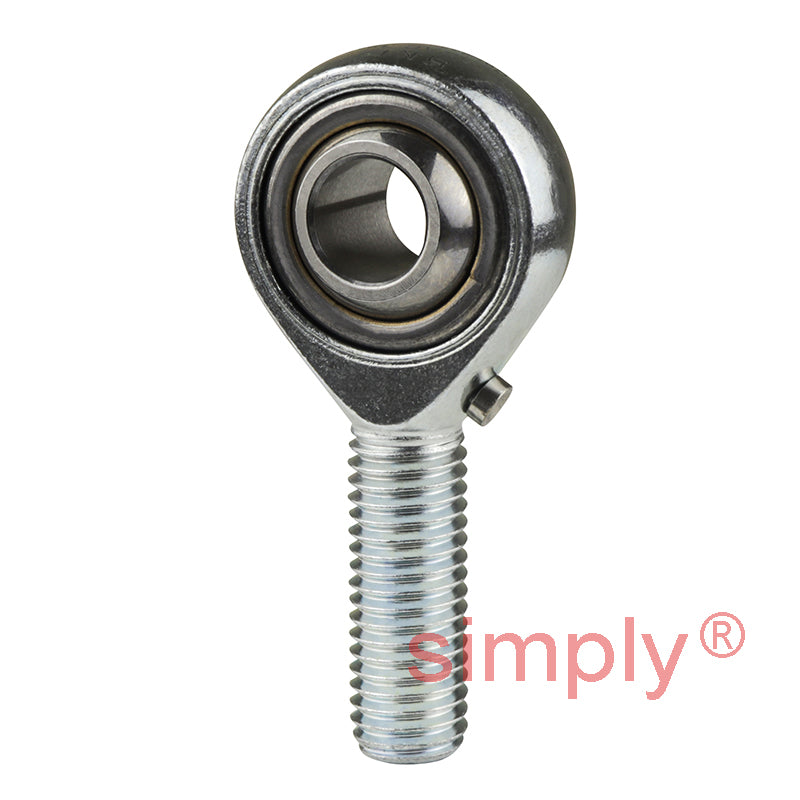 SKF SAKAC12M Right Hand Steel / Bronze Lined Plain Male Rod End M12 Thread