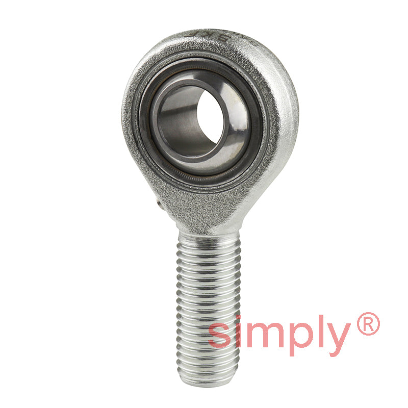 SKF SAKAC16M Right Hand Steel / Bronze Lined Plain Male Rod End M16 Thread