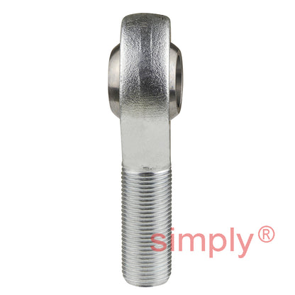 SKF SAKAC18M Right Hand Steel / Bronze Lined Plain Male Rod End M18x1.5 Thread