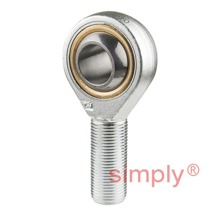 SKF SAKAC25M Right Hand Steel / Bronze Lined Plain Male Rod End M24x2 Thread
