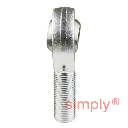 SKF SAKAC25M Right Hand Steel / Bronze Lined Plain Male Rod End M24x2 Thread