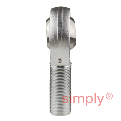 SKF SAKAC30M Right Hand Steel / Bronze Lined Plain Male Rod End M30x2 Thread