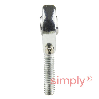 SKF SAKAC6M Right Hand Steel / Bronze Lined Plain Male Rod End M6 Thread
