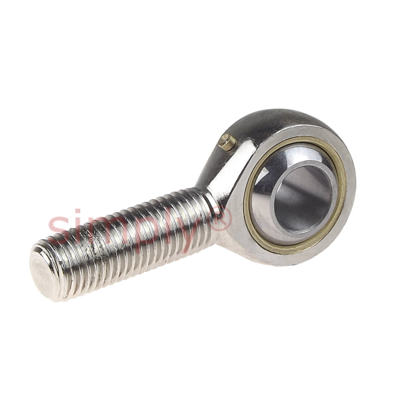 Codex SALKAC20M Left Hand Steel / Bronze Lined Plain Male Rod End M20x1.5 Thread
