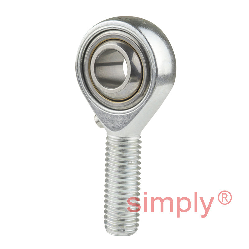 SKF SALKAC12M Left Hand Steel / Bronze Lined Plain Male Rod End M12 Thread