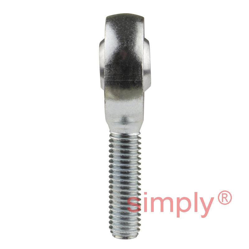SKF SALKB8F Left Hand Steel / PTFE FRP Lined Plain Male Rod End M8 Thread