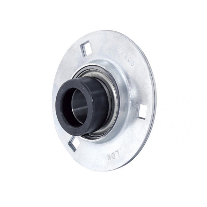 SAPF202-10 Round 3 Bolt Pressed Steel Bearing Housing with 5/8 inch Collar Insert