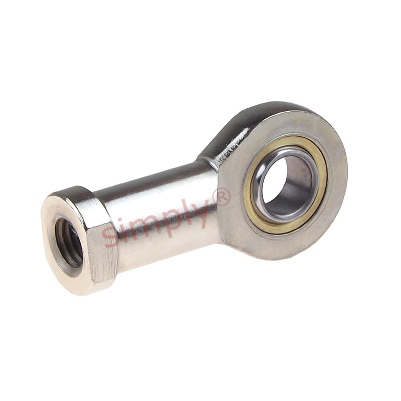 Codex SIL8C Left Hand Steel / PTFE Sintered Bronze Lined Plain Female Rod End M8 Thread
