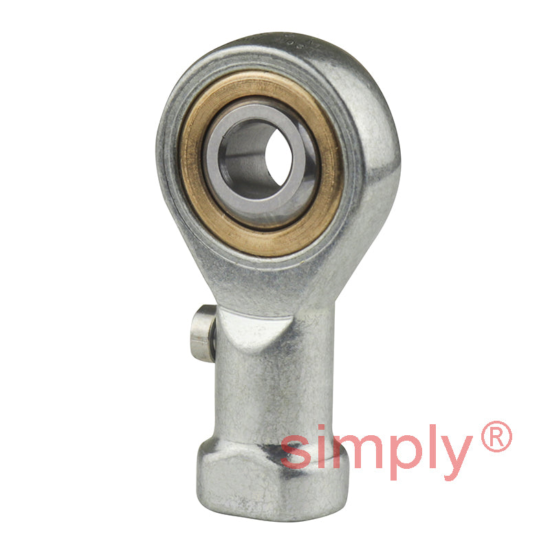 SKF SIKAC6M Right Hand Steel / Bronze Lined Plain Female Rod End M6 Thread