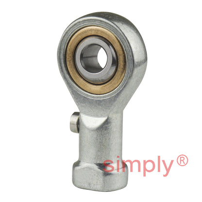 SKF SIKAC6M Right Hand Steel / Bronze Lined Plain Female Rod End M6 Thread