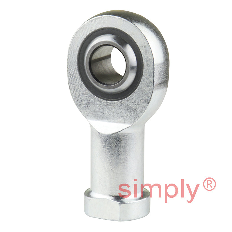 SKF SIKB12FVZ019 Right Hand Steel / PTFE FRP Lined Plain Female Rod End M12x1.25 Thread