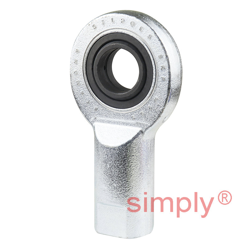 SKF SIL20ES Left Hand Steel / Steel Plain Female Rod End M20x1.5 Thread