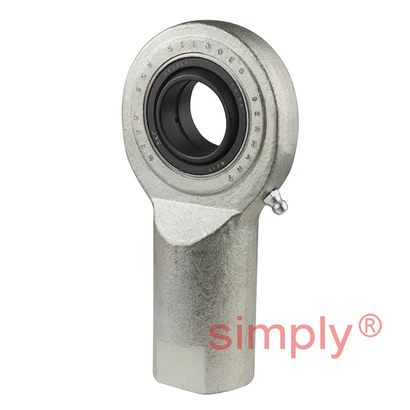 SKF SIL30ES Left Hand Steel / Steel Plain Female Rod End M30x2 Thread