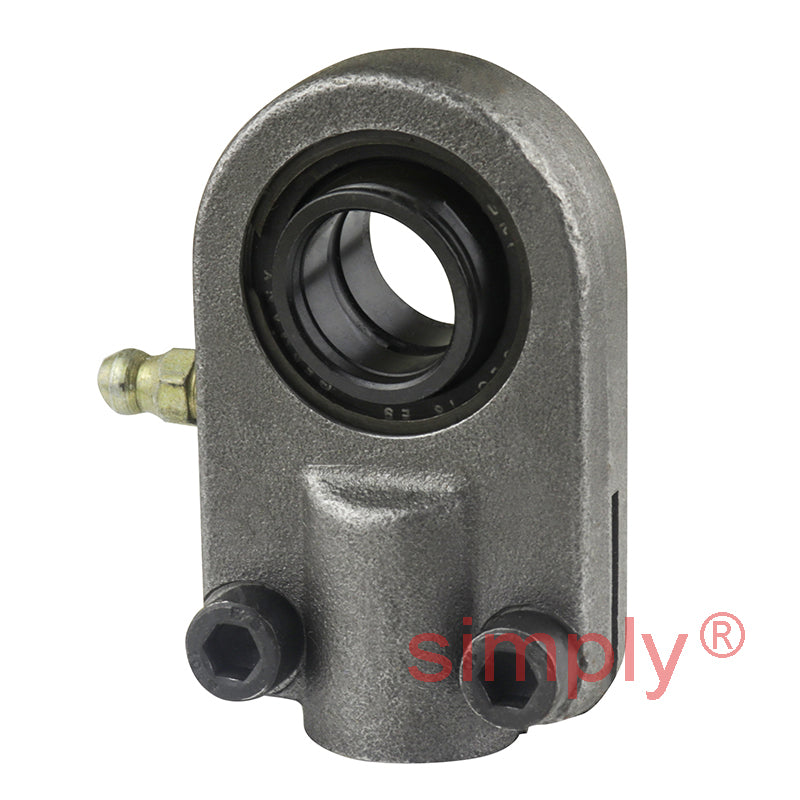 SKF SIQG16ES Right Hand Steel / Steel Clamp Type Female Rod End M14x1.5 Thread