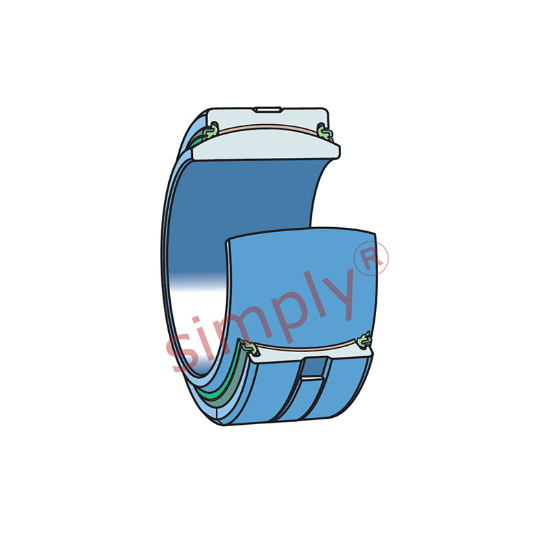 SKF GE140TXA2RS Maintenance Free Spherical Plain Bearing Steel / PTFE Fabric 140x210x90x70mm