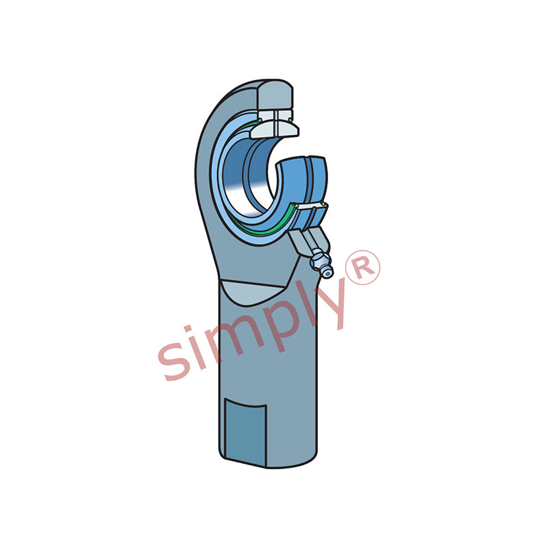 SKF SILA60ES2RS Left Hand Steel / Steel Plain Female Rod End M52x3 Thread